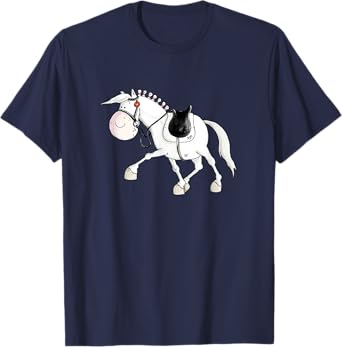 Funny Dressage Horse I Horse Gift For Horse Rider And Lover T-Shirt