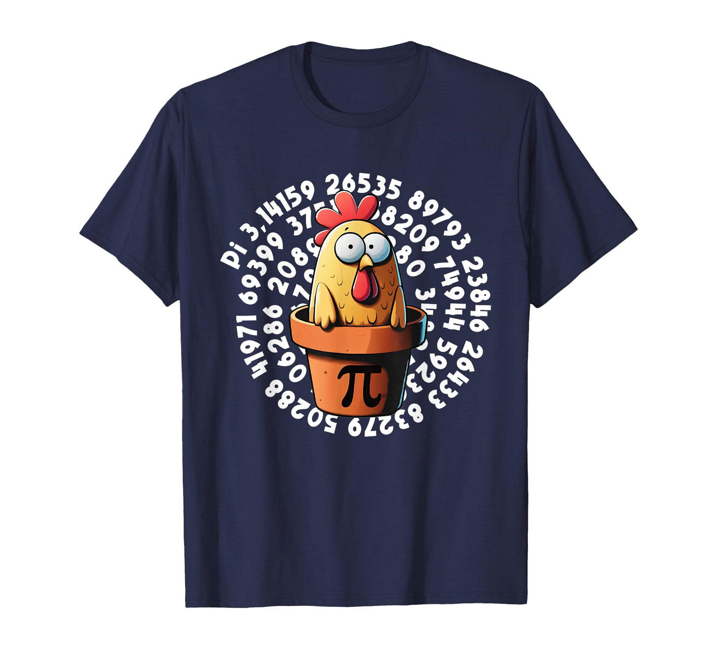 Chicken Pot Pi Shirt Funny Math Pun Pi Day 3.14 T-Shirt