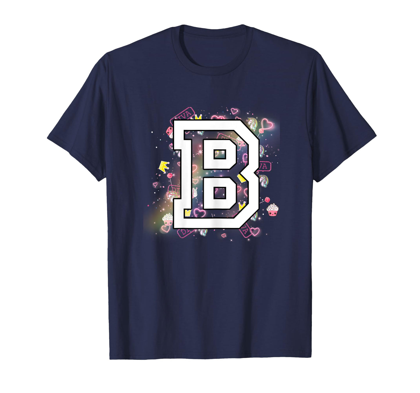 Kids Letter B Clothing For a Girl Who's Name Starts With B T-Shirt