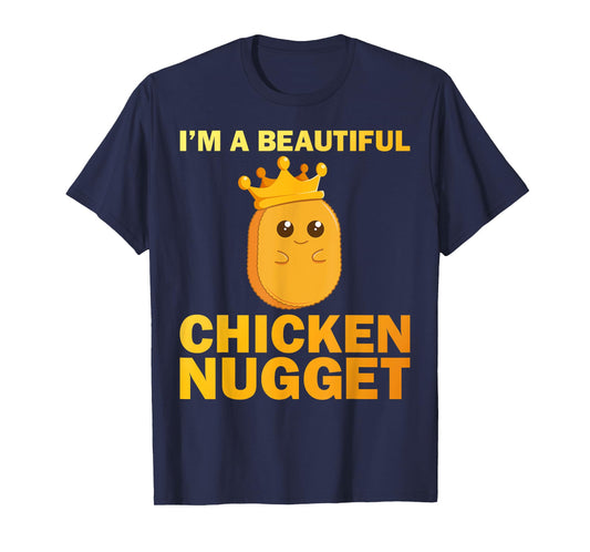 Cute Chicken Nugget Art For Women Girls Chicken Nugget Lover T-Shirt