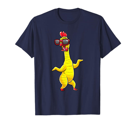 Rubber Chicken Dancing Party Funny Kids Men Women Girls T-Shirt