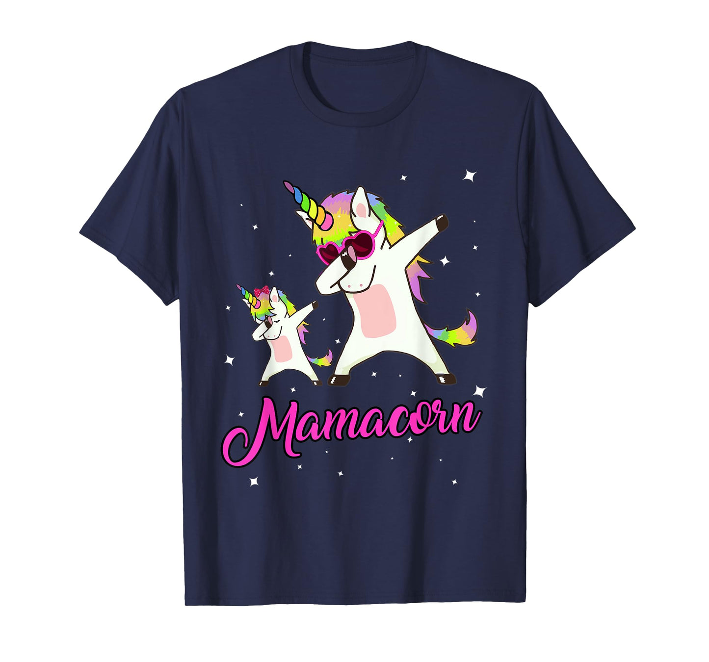 Mamacorn Unicorn Mom Mother's Day Mommy of the Unicorn Girl T-Shirt
