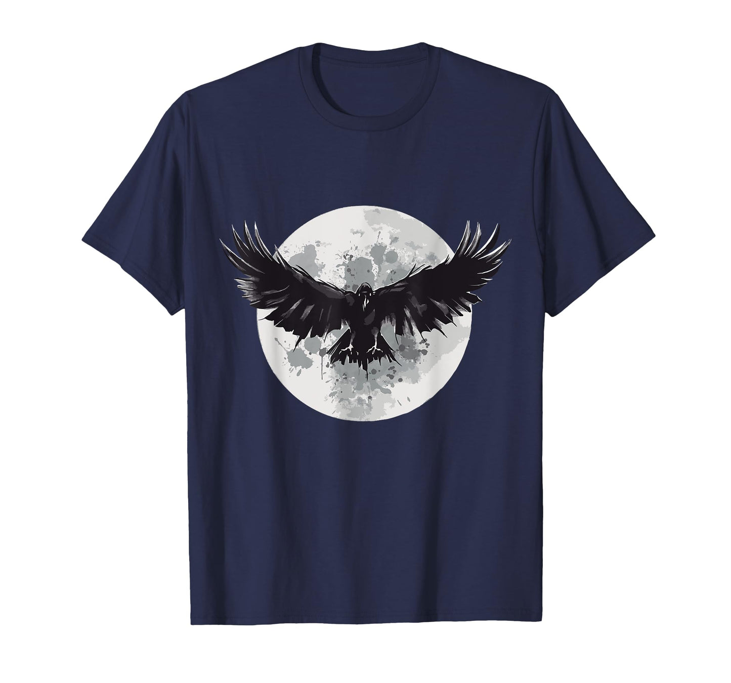 Raven animal print animal lovers crow design animals moon T-Shirt