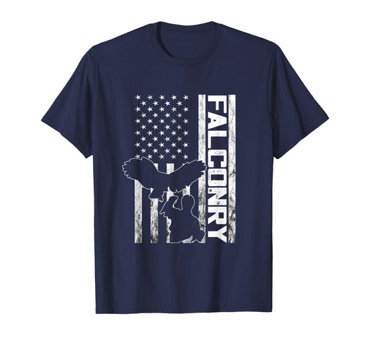 American Falconry Birder Falcon Trainer Ornithology Falcon T-Shirt