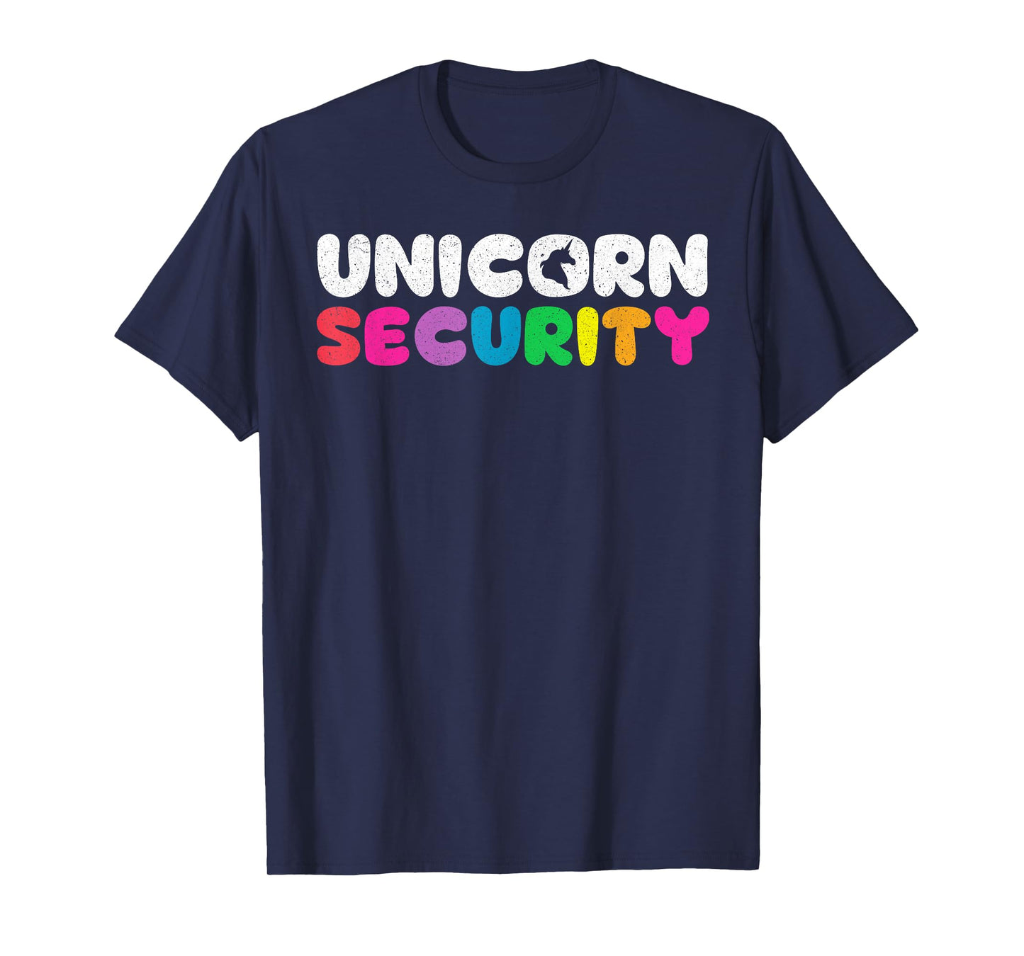 Cute Unicorn Security Halloween Costume T-Shirt
