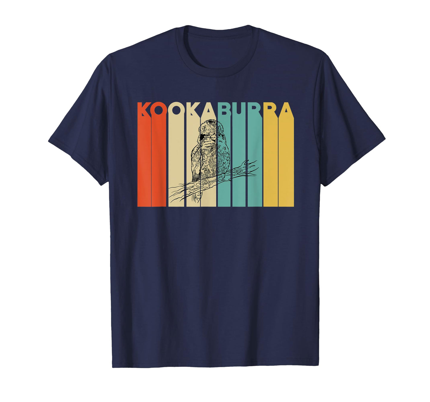 Retro Kookaburra Apparel Australia Birds Love Birding T-Shirt