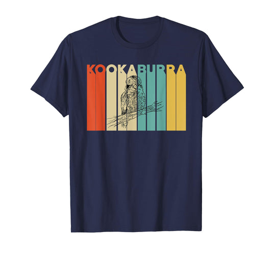 Retro Kookaburra Apparel Australia Birds Love Birding T-Shirt