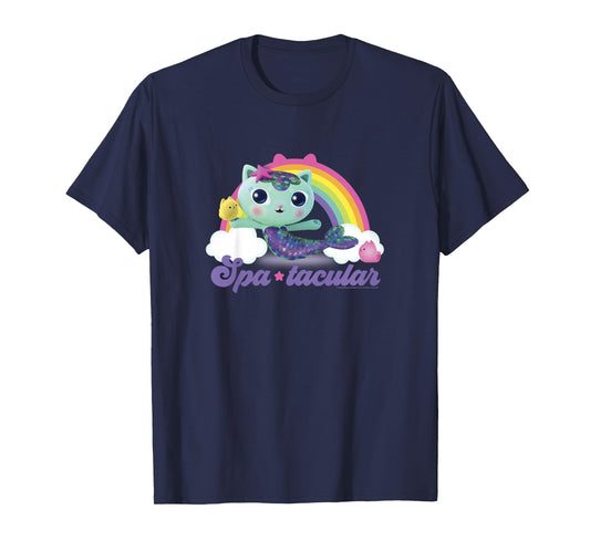 Kids Gabby's Dollhouse MerCat Spa-tacular Rainbow Youth T-Shirt
