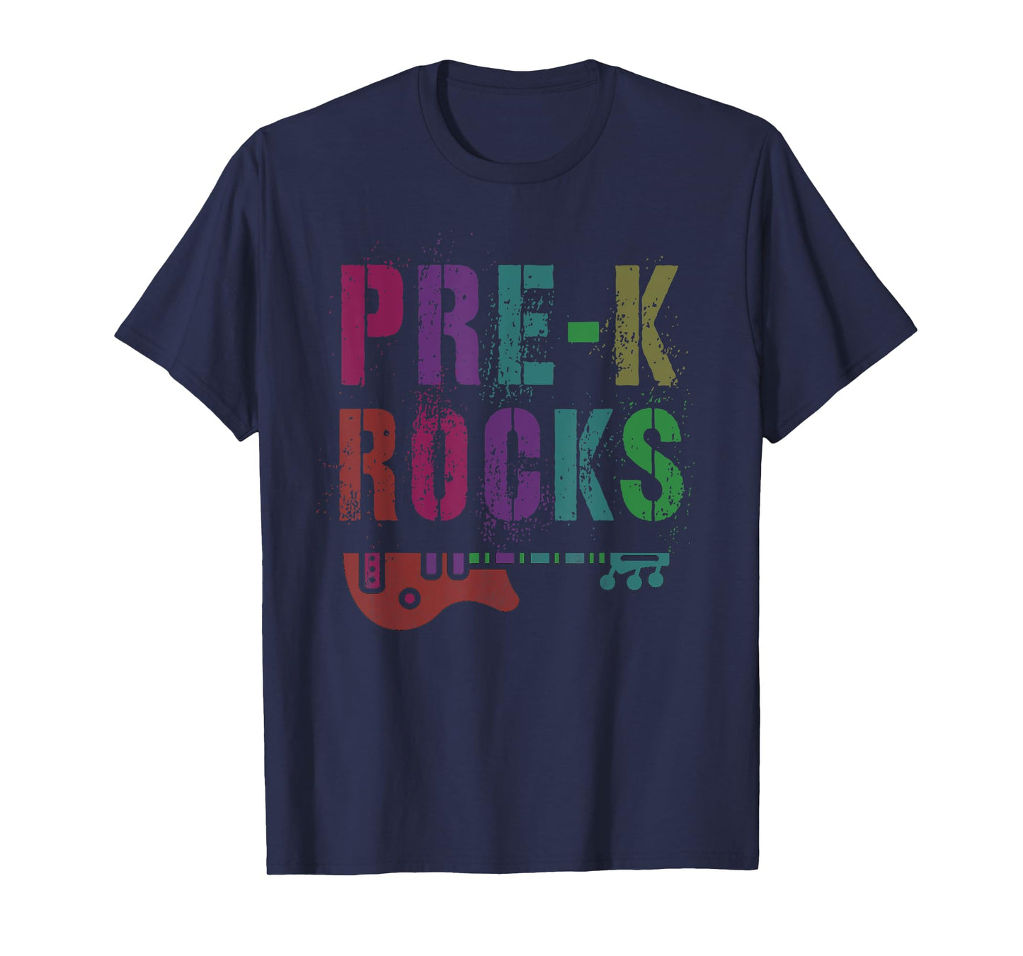 PRE-K ROCKS Teacher Rockstar Ready Crush PreK Bruh We Back T-Shirt