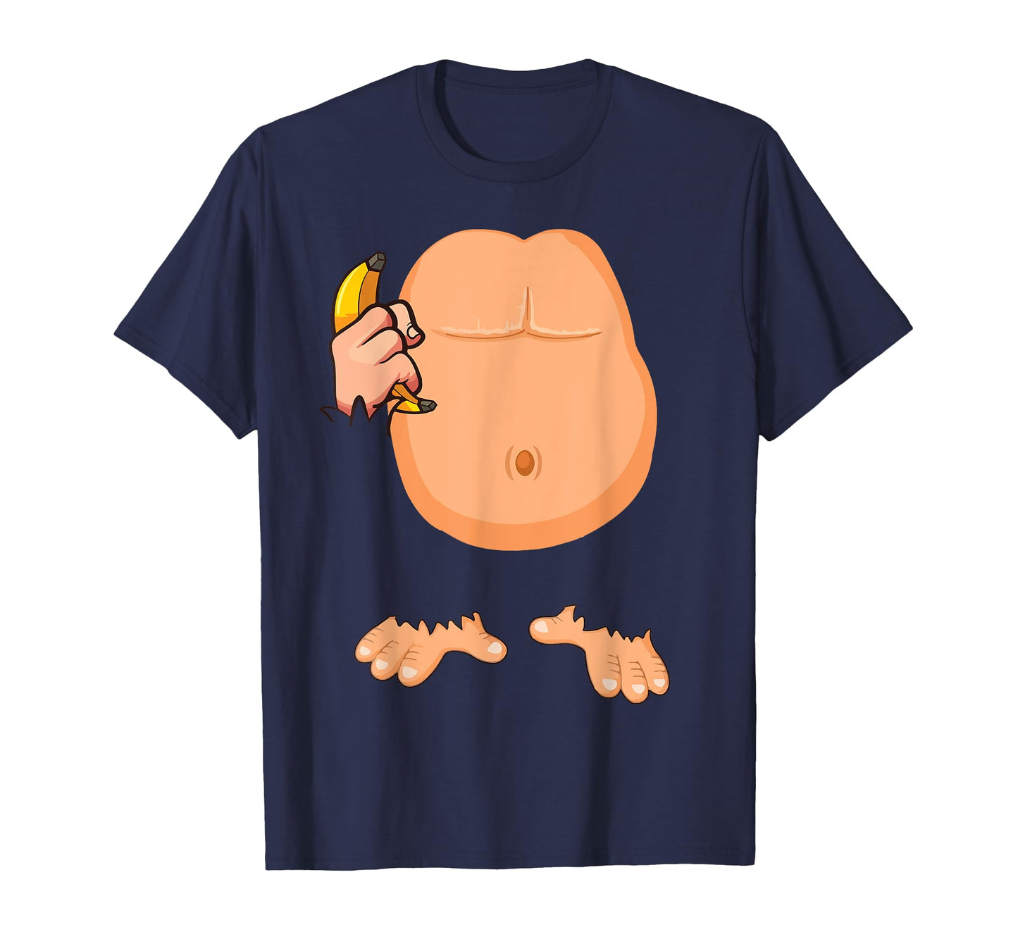 Monkey Costume Monkey Body Headless Halloween Costume T-Shirt