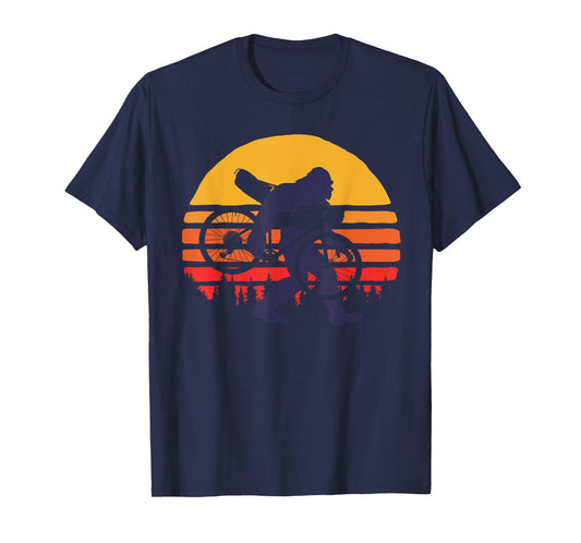 Bigfoot With Gravel Bike - Gravel T-Shirt