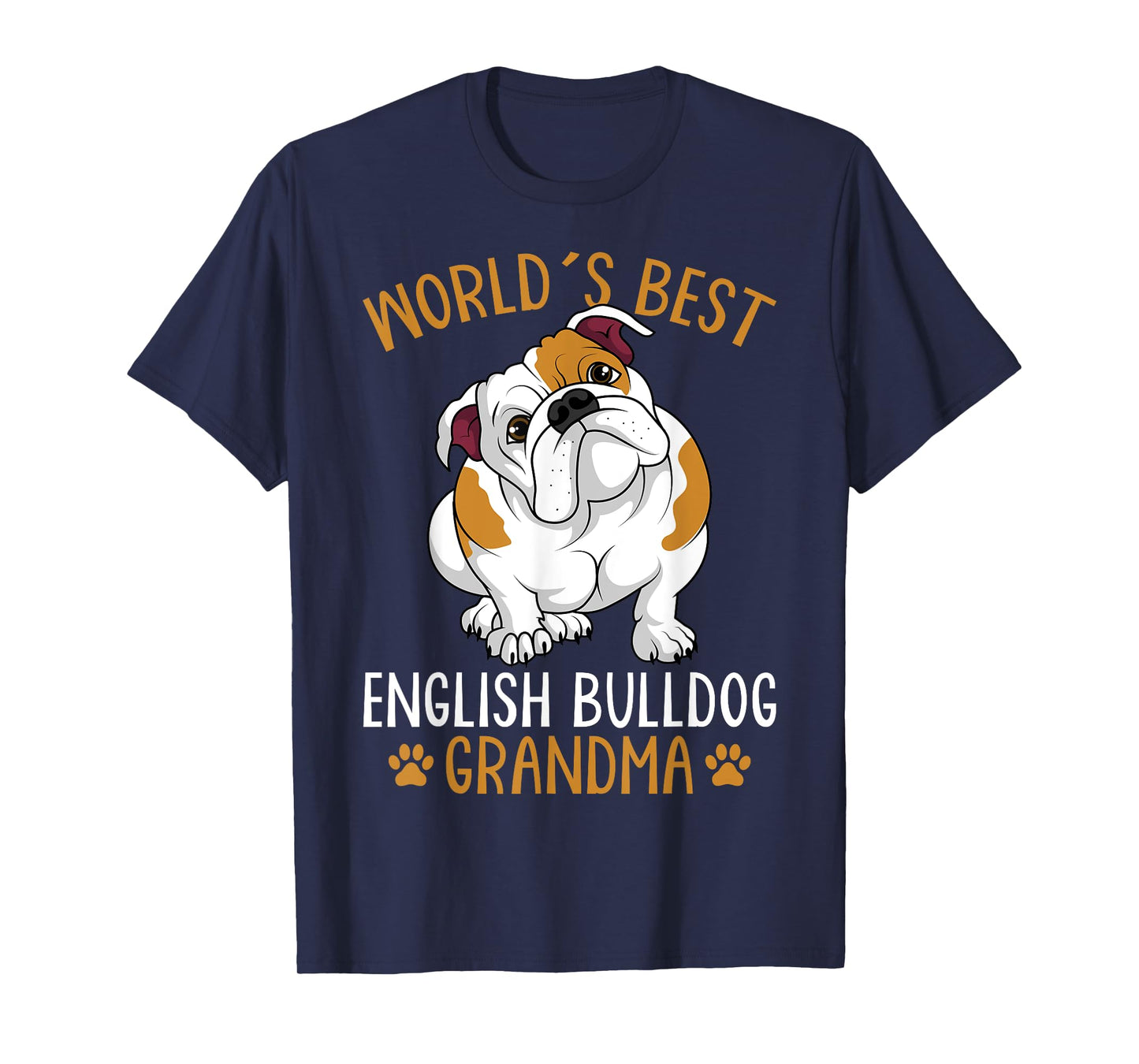 World´s Best English Bulldog Grandma Dog Owner Funny Women T-Shirt
