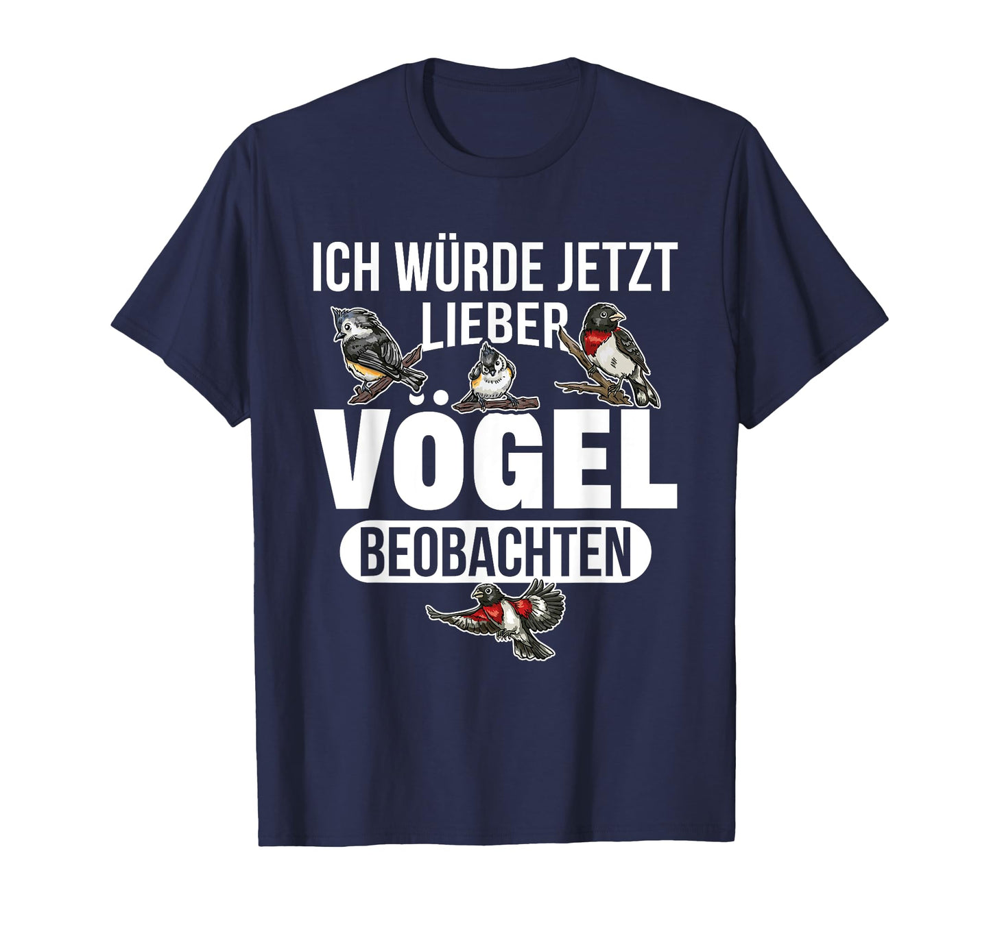 Ornithologe Vogel Ich würde jetzt lieber Vögel T-Shirt
