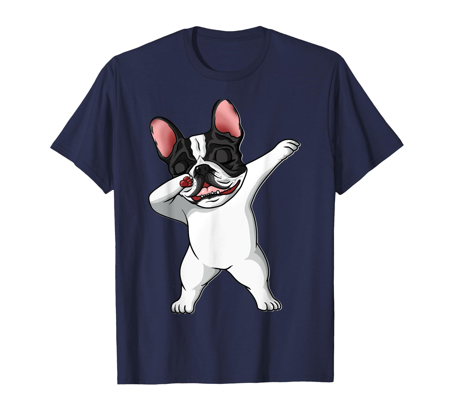 The Brindle Pied Frenchi dabbing french bulldog Lover Gift Men Women Girls Kids T-Shirt