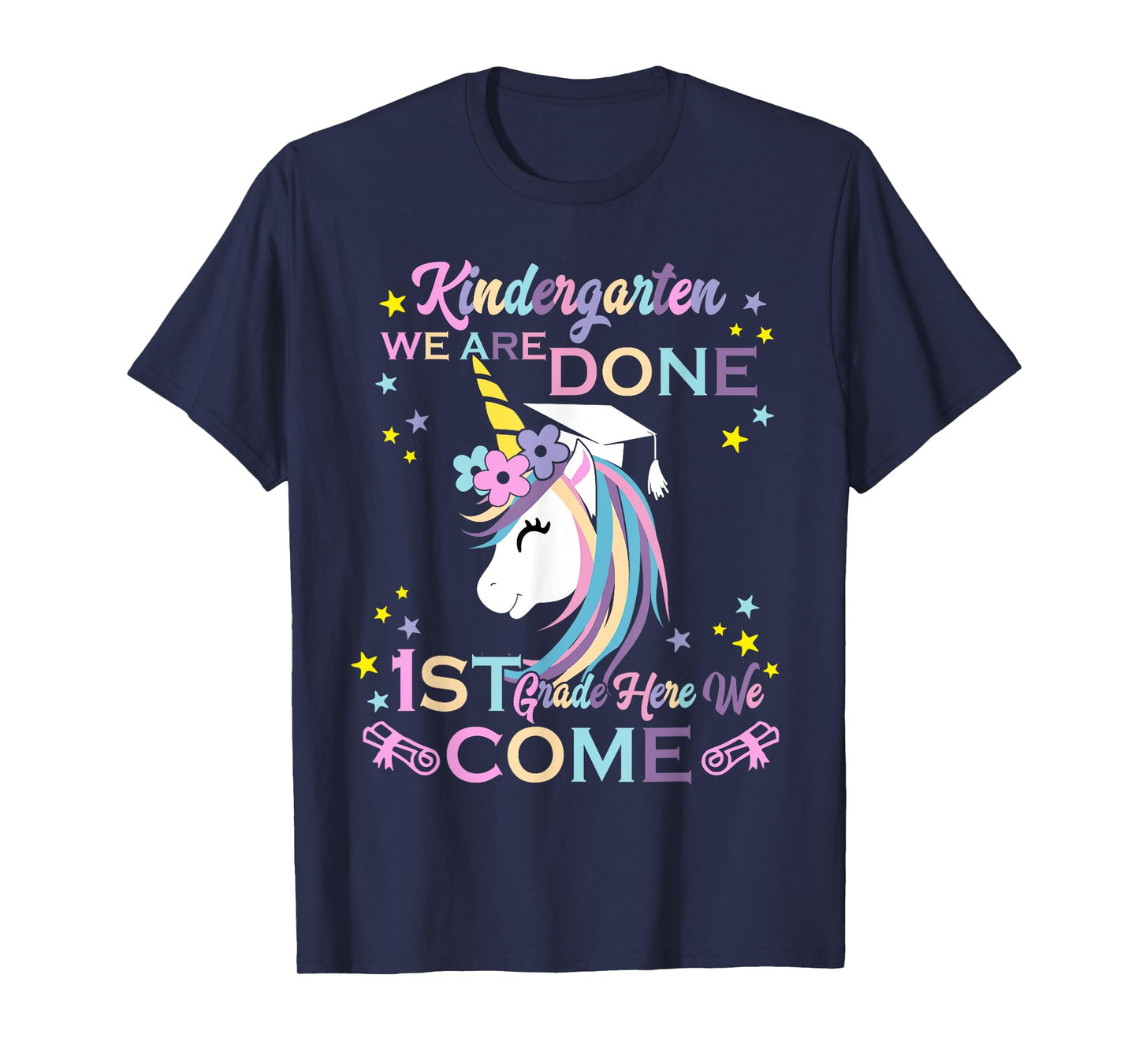 Kindergarten Graduation Magical Unicorn T-Shirt