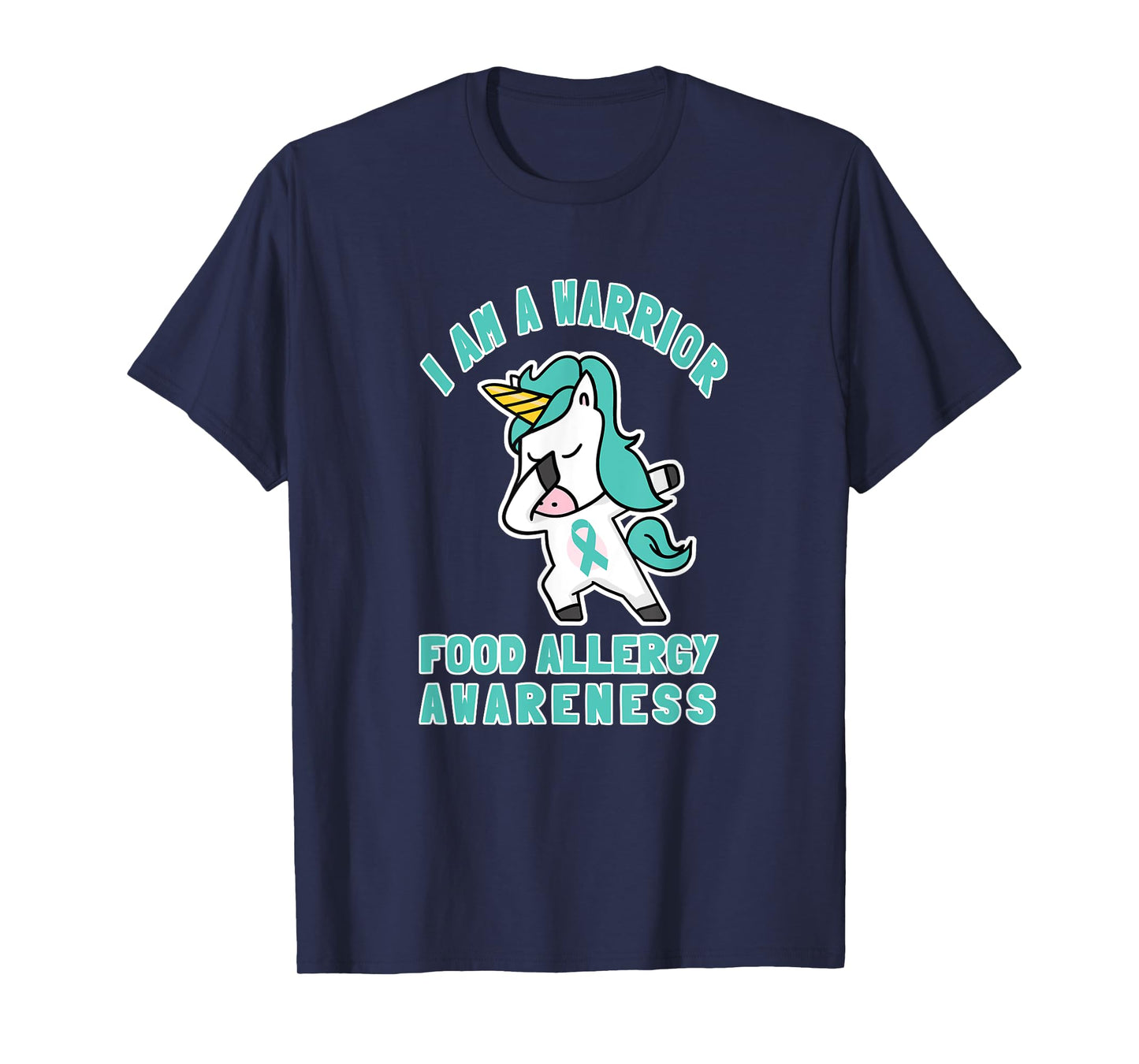 Im A Warrior Food Allergies Awareness Unicorn T-Shirt