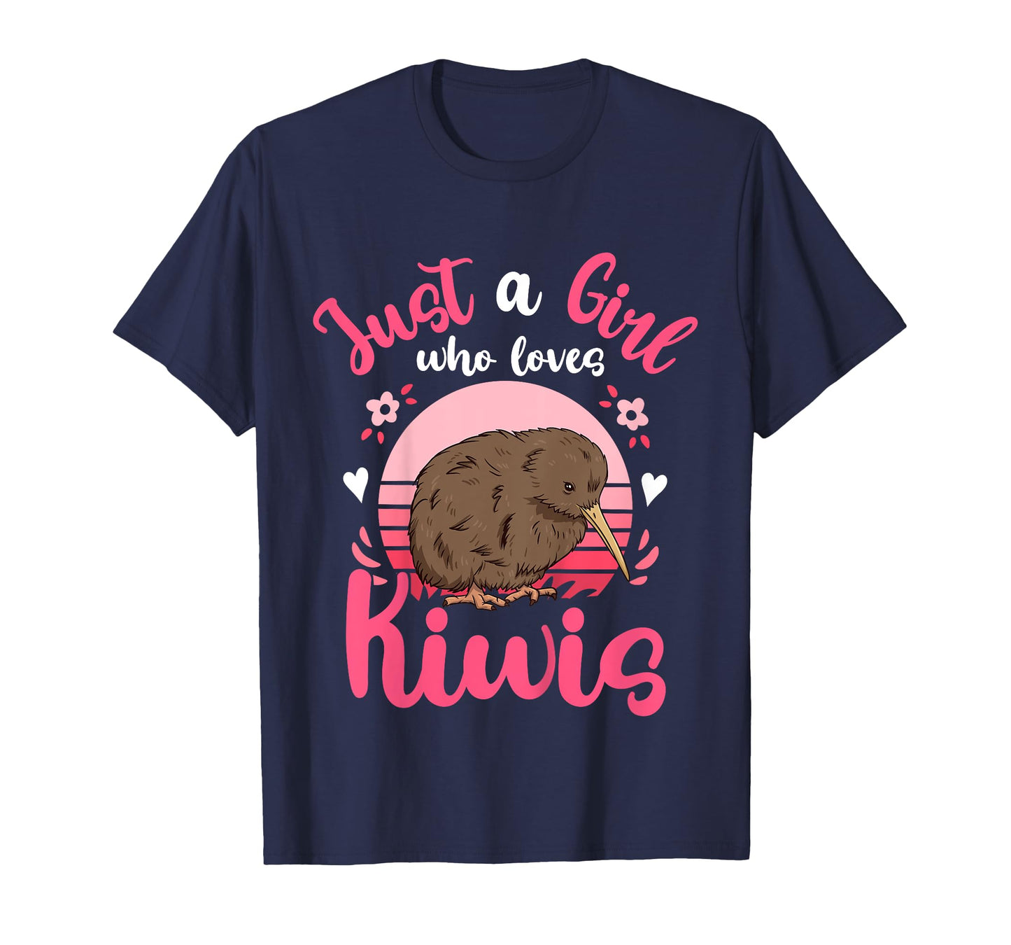 Kiwi Birds Just a Girl Who Loves Kiwis T-Shirt