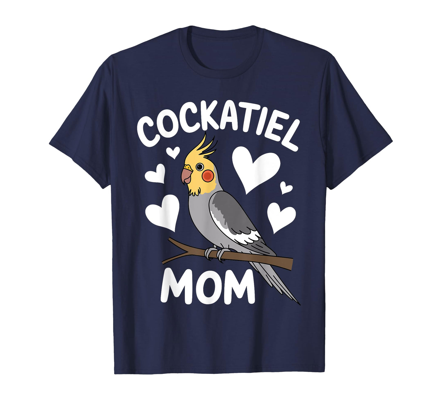 Cool Cockatiel Design For Women Girls Cockatiel Bird Lover T-Shirt