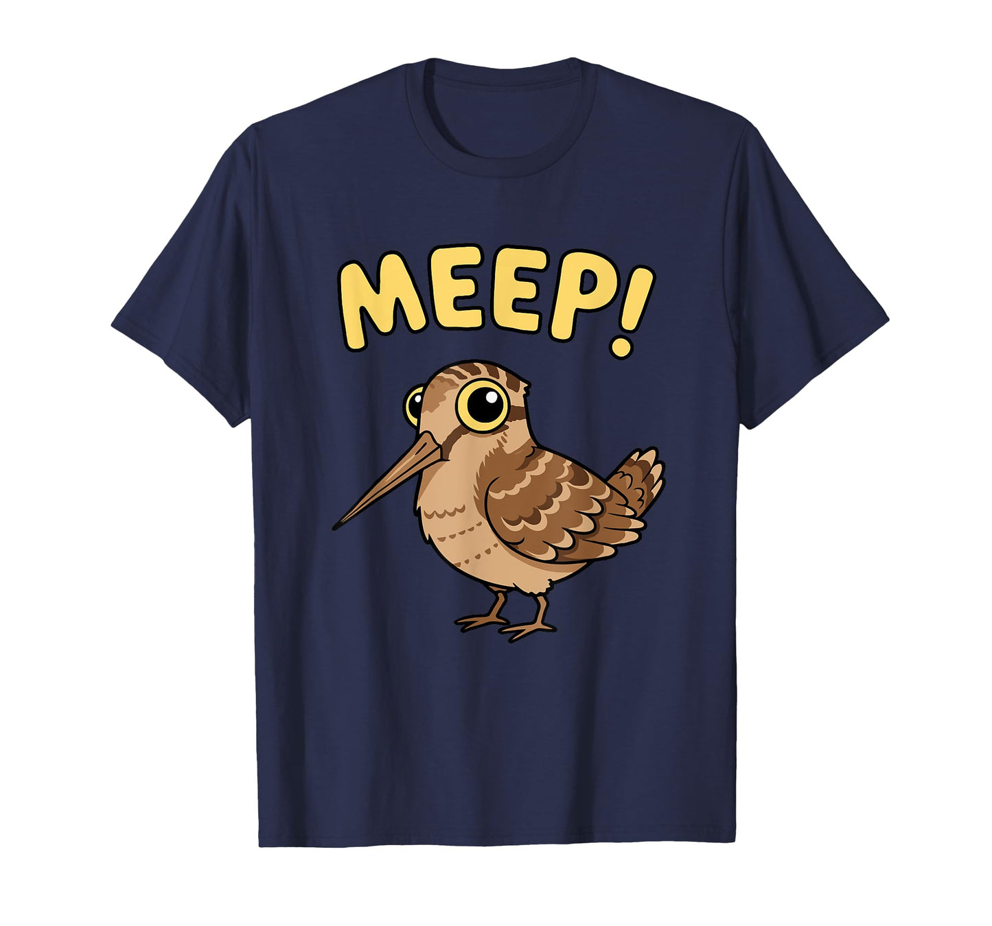 Meep Bird Saying Meep Bird Meme Cute American Woodcock Meep T-Shirt