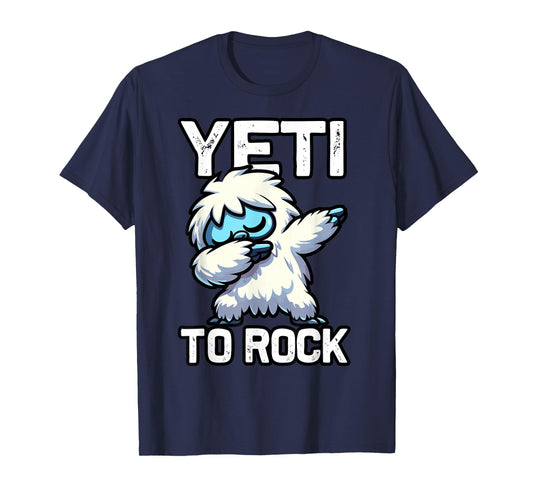 Cute Dabbing Yeti Funny Yeti To Rock T-Shirt