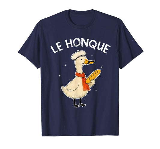 Funny Goose French Le Honque Goose Lovers Men Women Kids T-Shirt