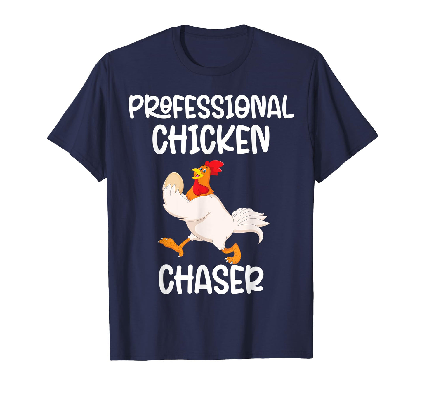 Professional Chicken Chaser Funny Farm Farmer Kids Running T-Shirt