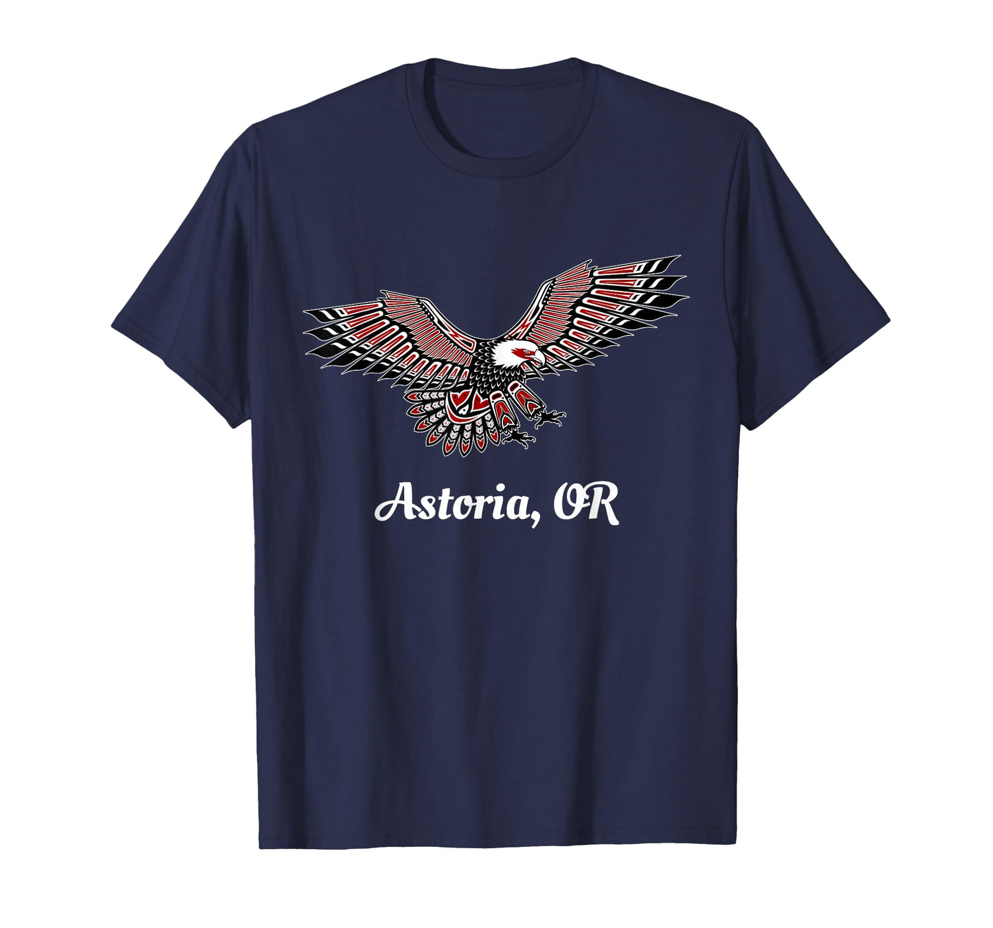 Astoria, OR Eagle PNW Native American Totem T-Shirt