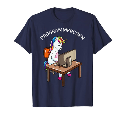 Programmercorn Unicorn Lover Programmer Web Developer T-Shirt