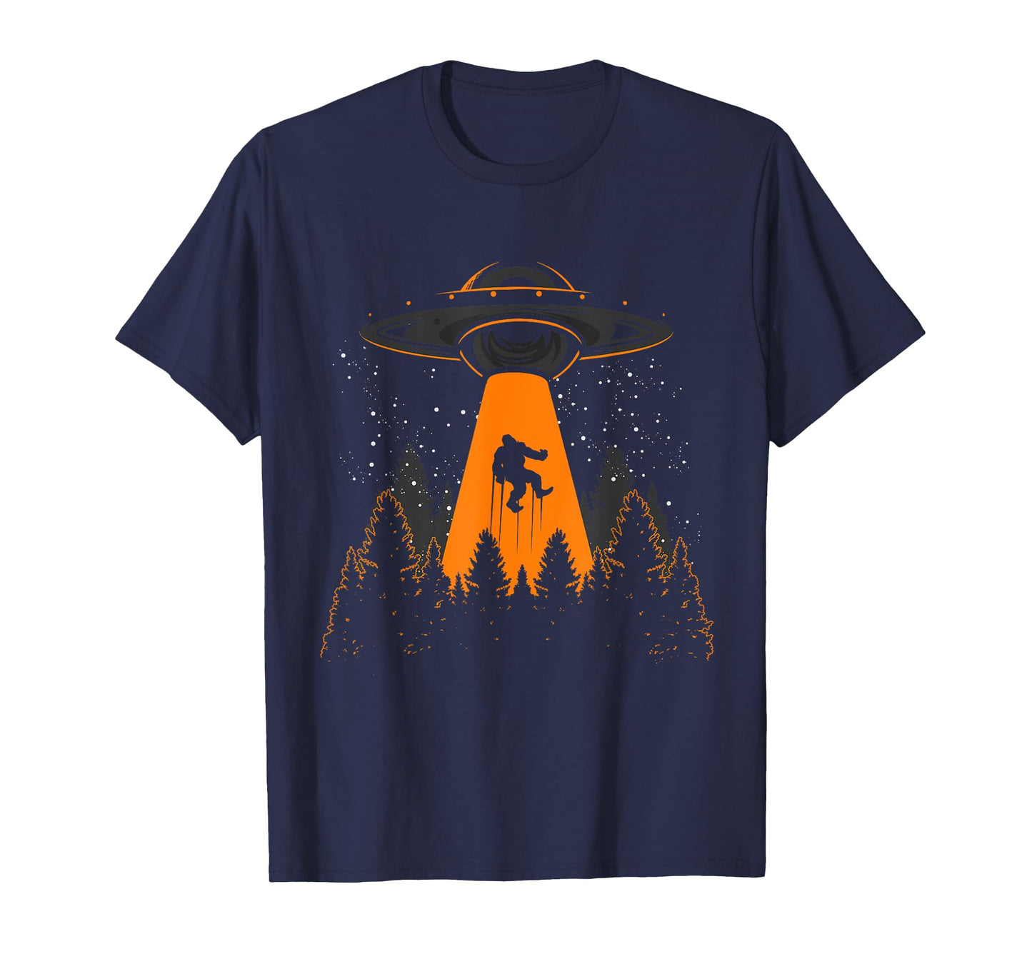 Funny Yeti Sasquatch Alien Bigfoot UFO Abduction Bigfoot T-Shirt