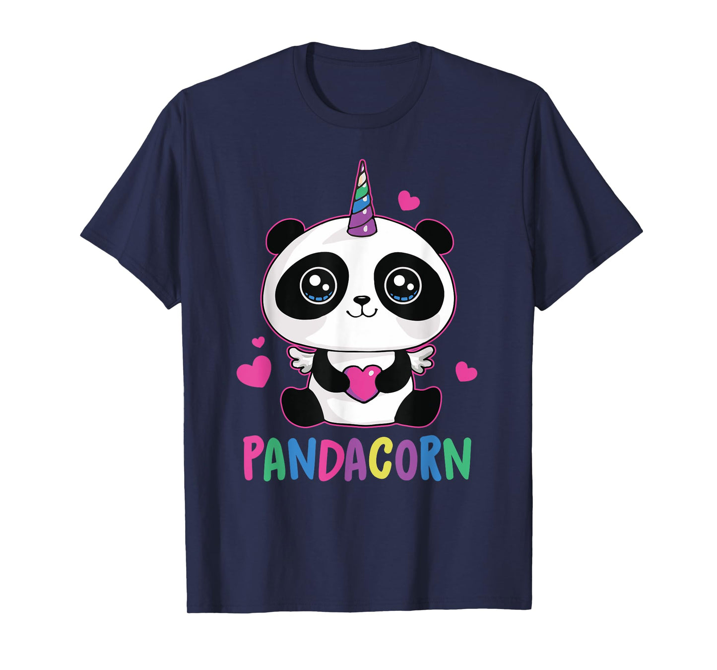 Panda Unicorn Shirt Funny Pandacorn Gift Tee For Men Women T-Shirt