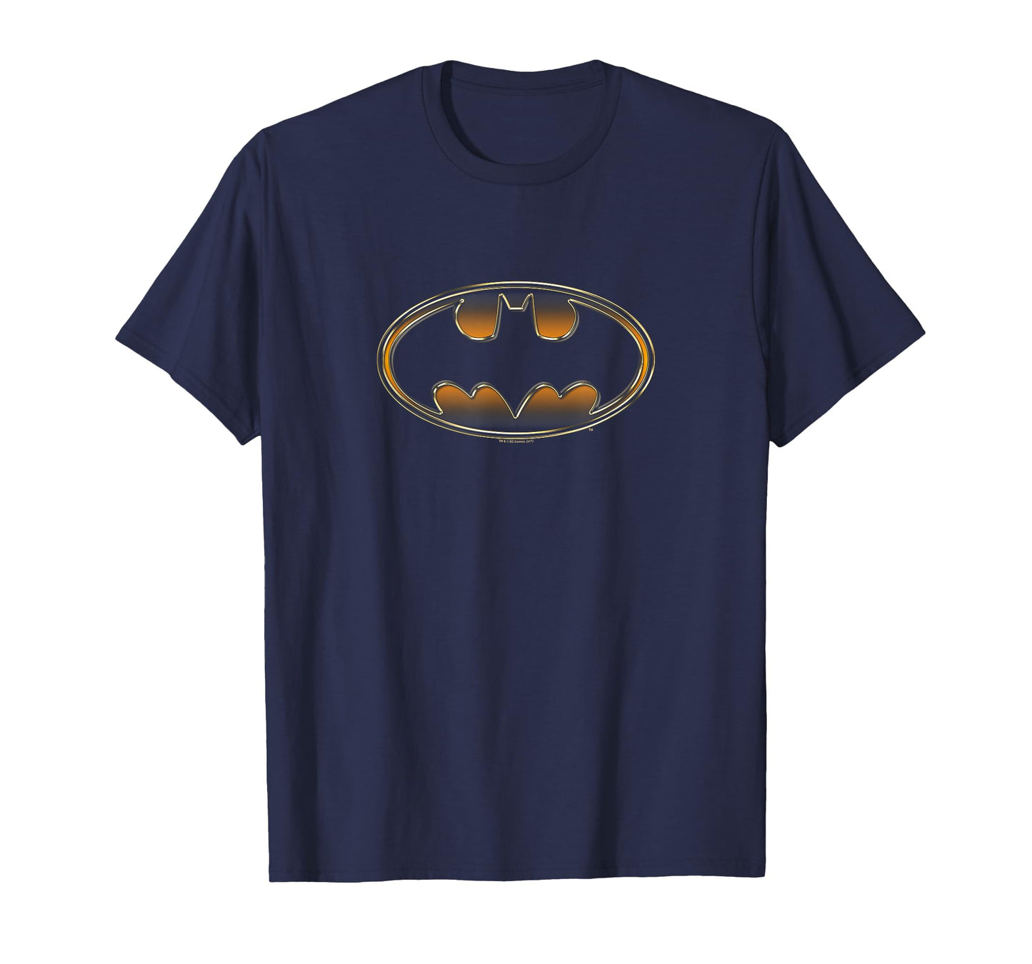 Batman Black & Gold Embossed Shield T-Shirt