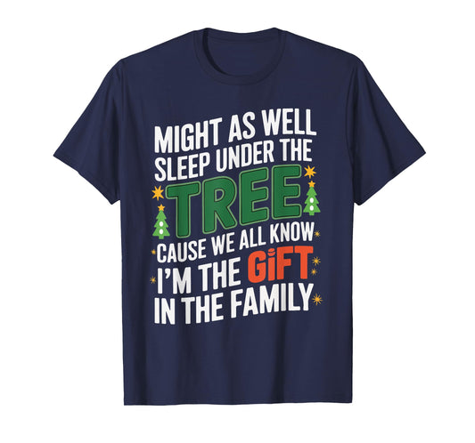 Funny Christmas Tee Shirts Kids Mens Xmas Pajamas Women Boys T-Shirt