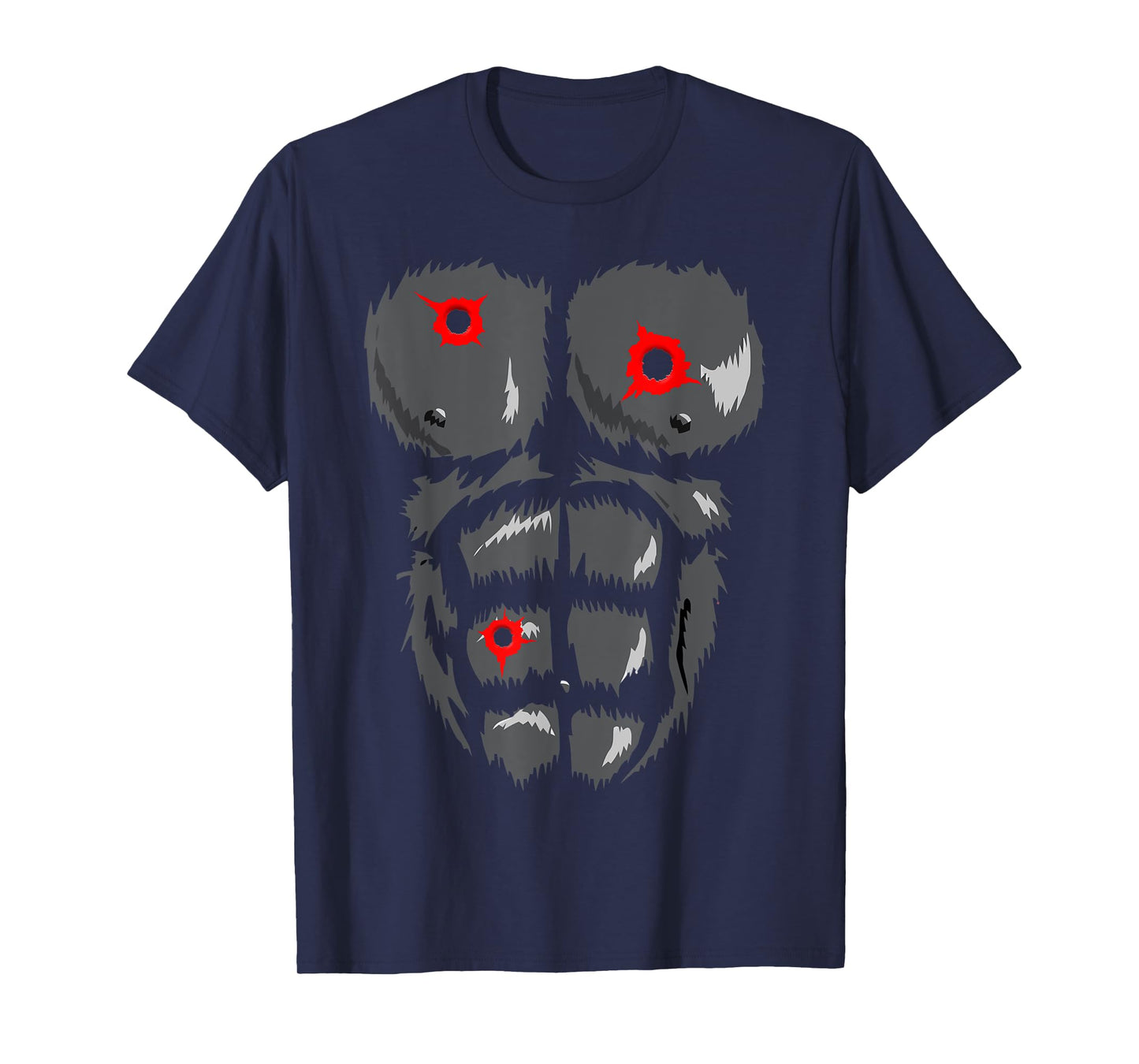 Halloween Funny Gorilla Monkey Belly Chest kids Costume T-Shirt