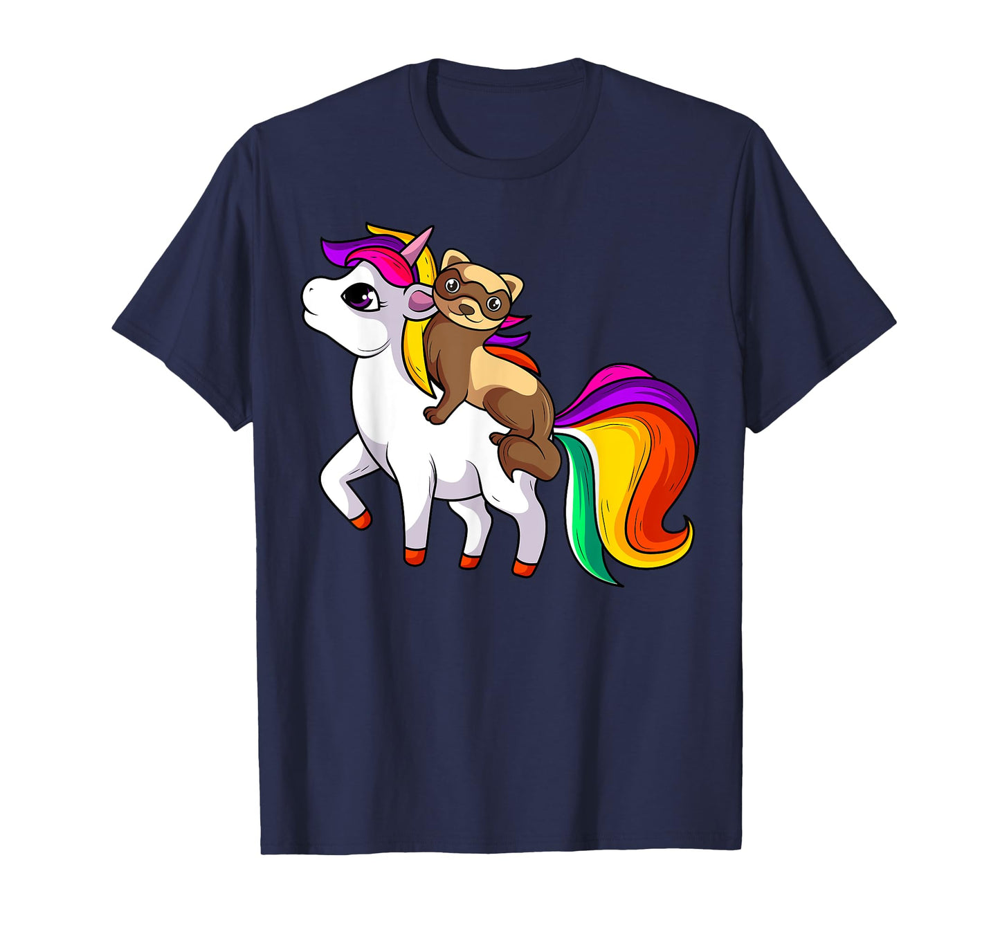 Ferret Unicorn Animal Lover T-Shirt