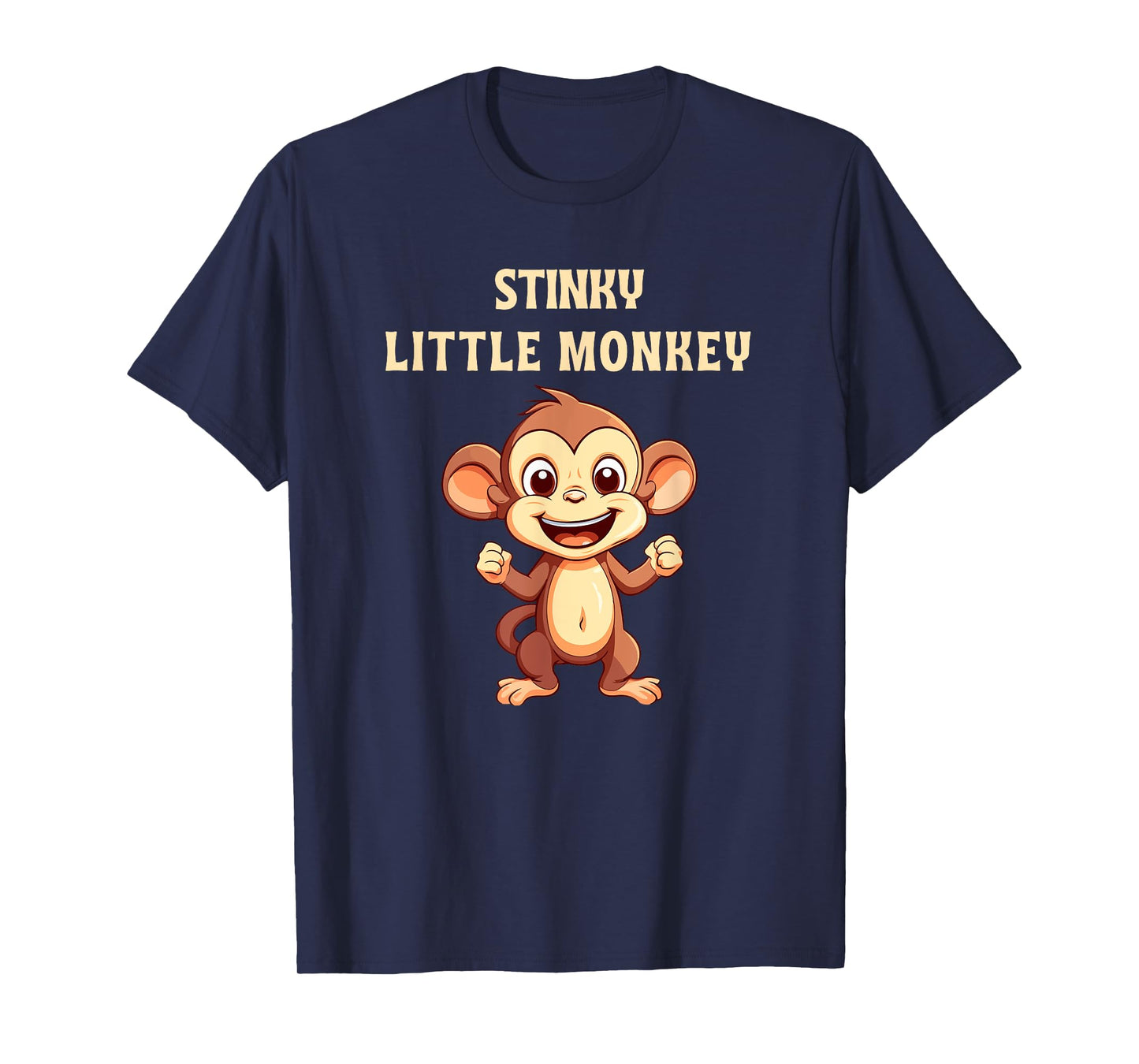 Cute Stinky Little Monkey Fart Nickname for Girlfriend T-Shirt