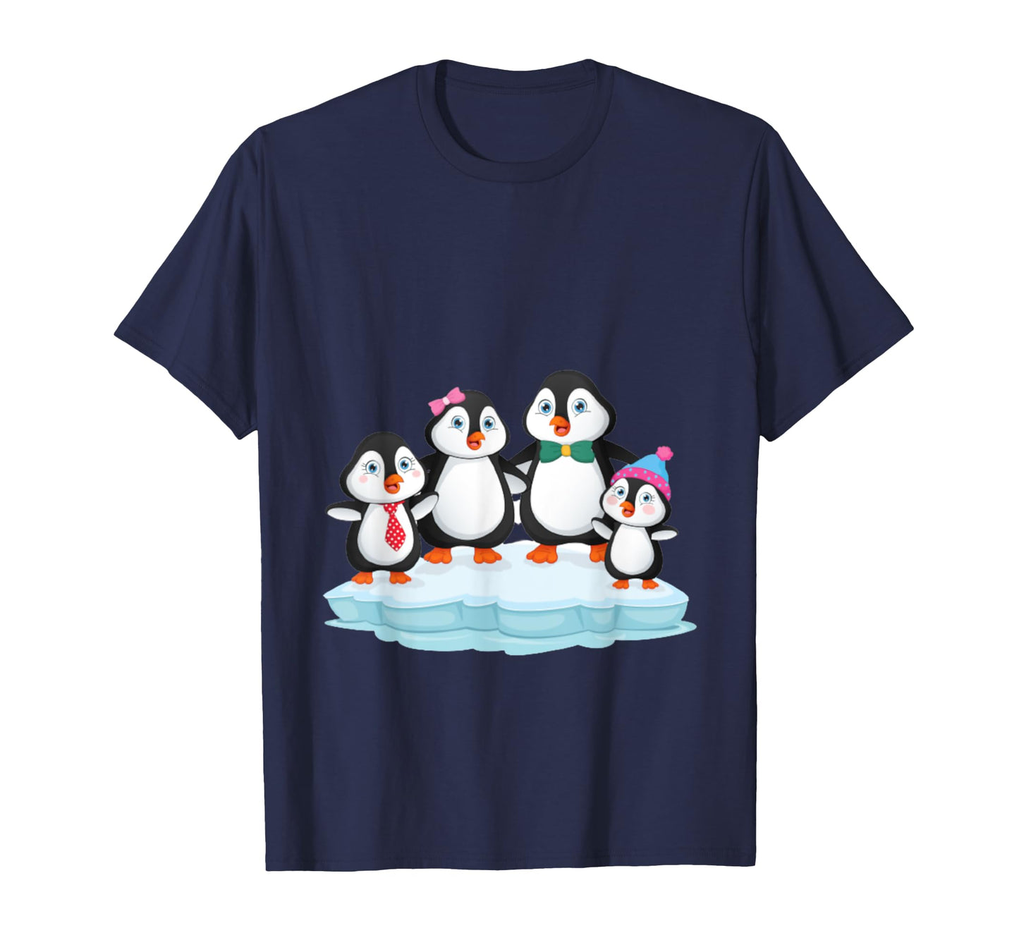 penguin family love gift christmas birthday T-Shirt