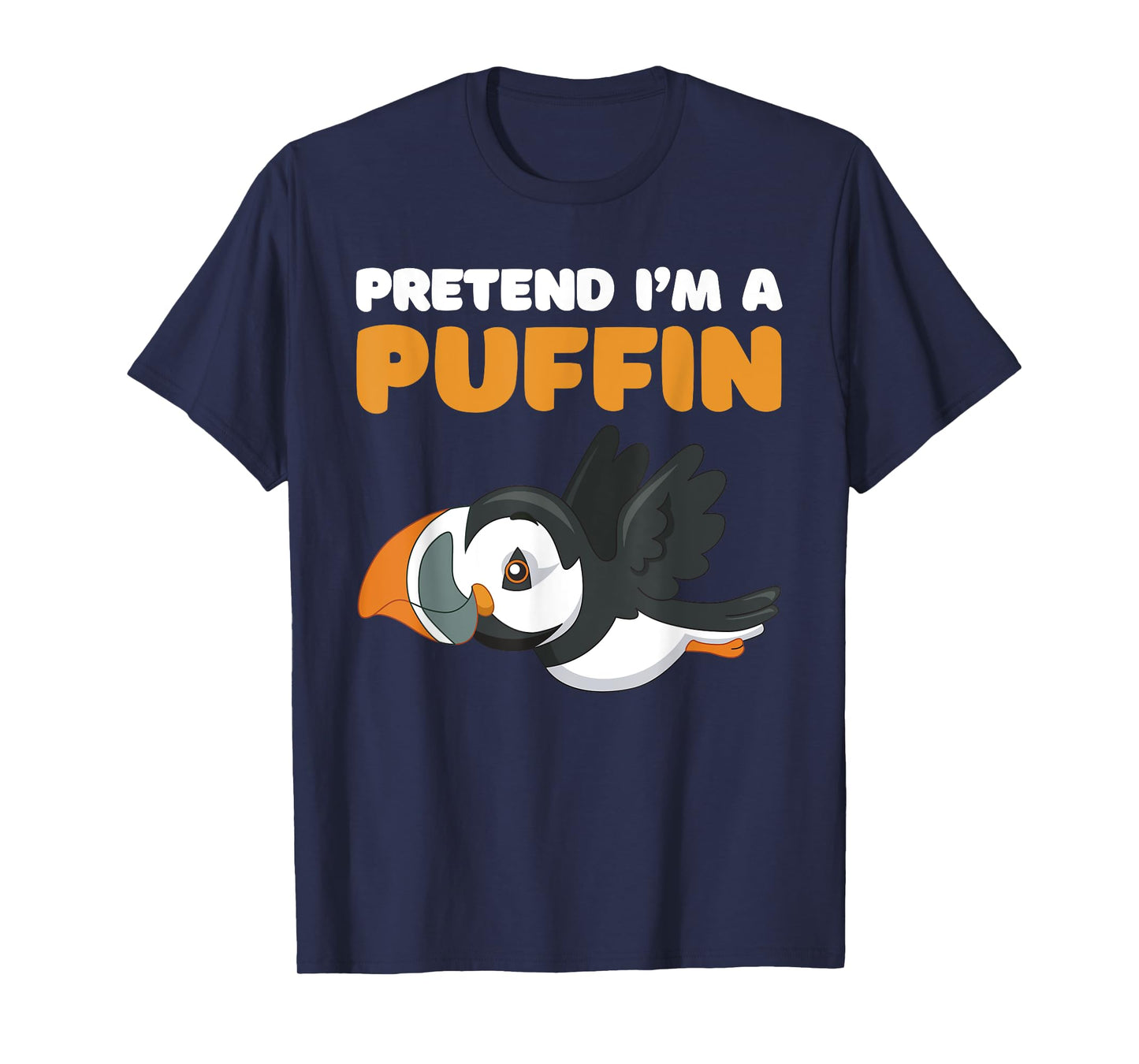 Let's pretend I'm a puffin halloween costume, icelandic bird T-Shirt
