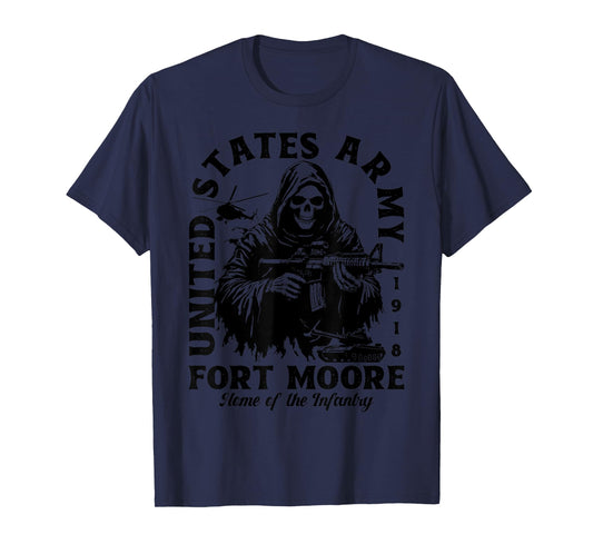 Fort Moore US Military Base Georgia GA Ft Moore Vintage T-Shirt