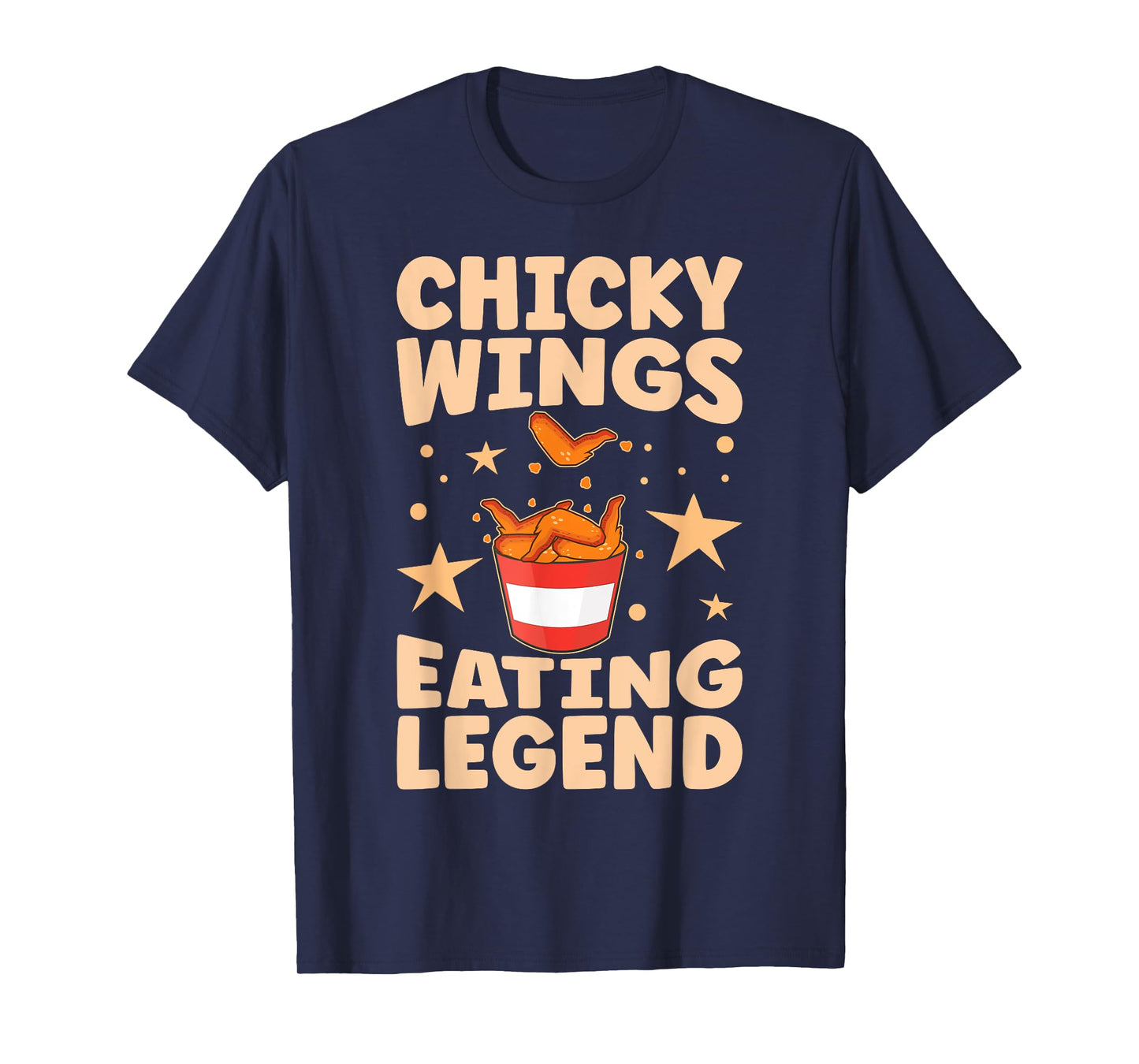 Eating Champion Food Contest Chicken Wing Competitive Eating T-Shirt