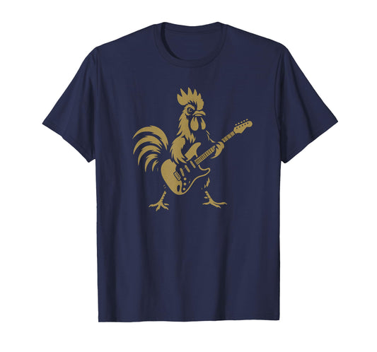 Rock Out Highland Rooster / Chicken Cool Band Music Lovers T-Shirt
