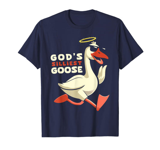 Gods Silliest Goose Costume Funny Meme Gifts Silly Goose T-Shirt