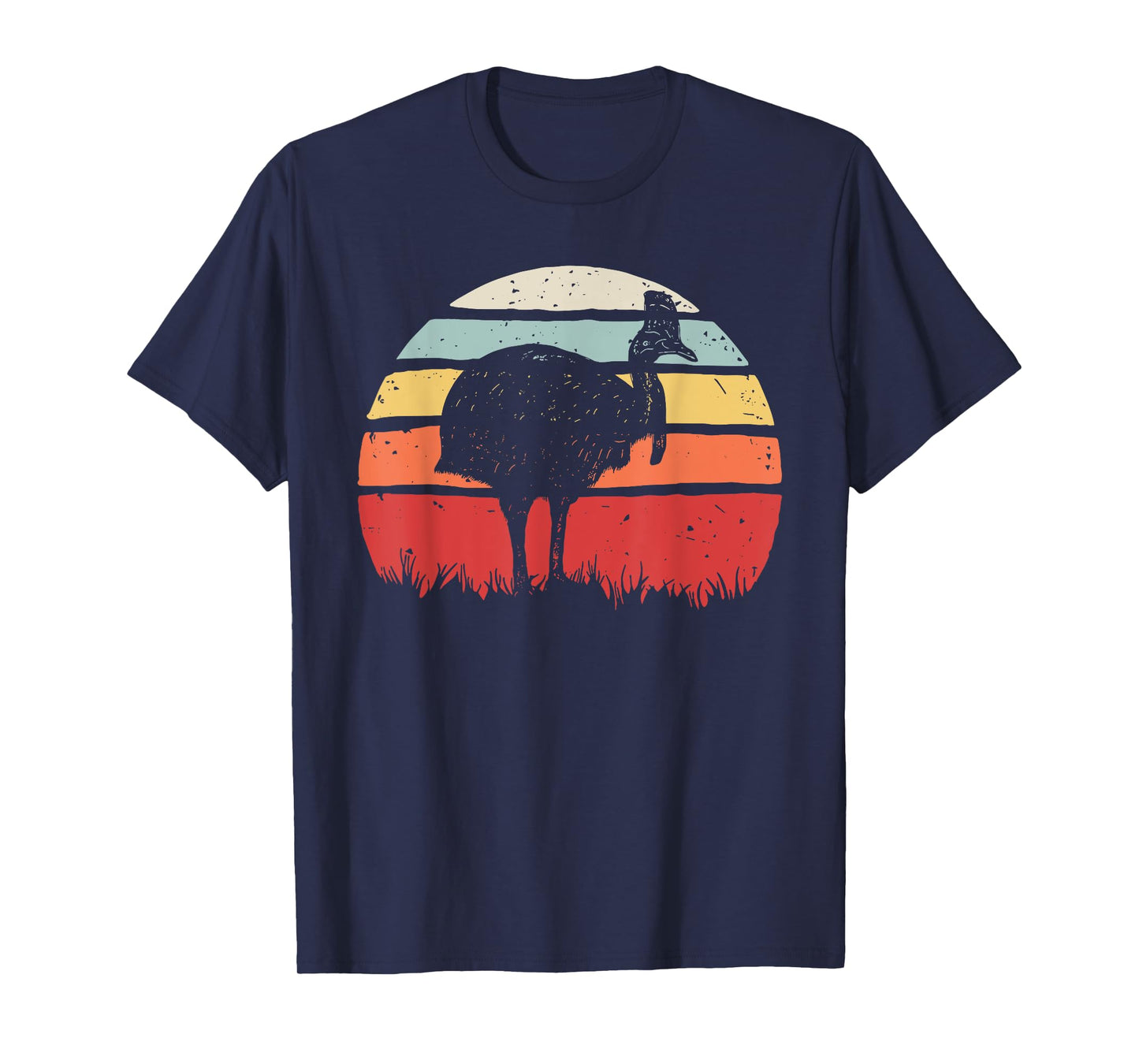 Vintage Retro Cassowary Bird T-Shirt