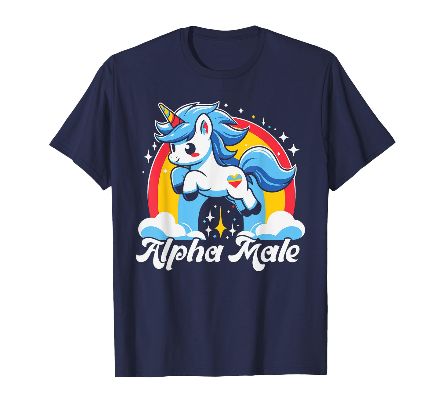 Unicorn Alpha Male Funny Unicorn Lover T-Shirt