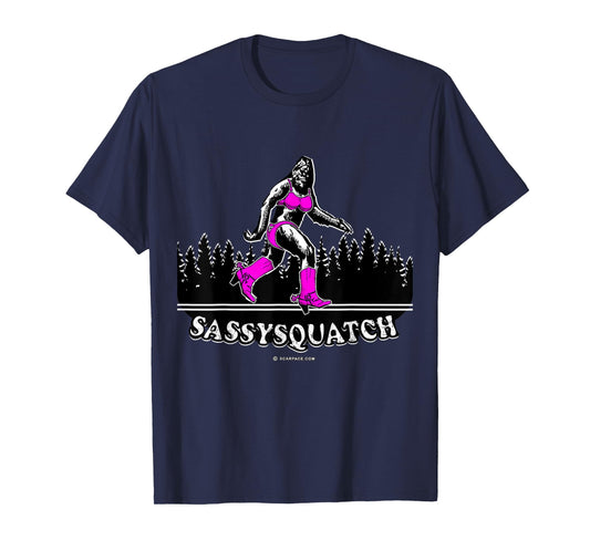 Sassysquatch, Original Female Bigfoot Sasquatch, Believe T-Shirt