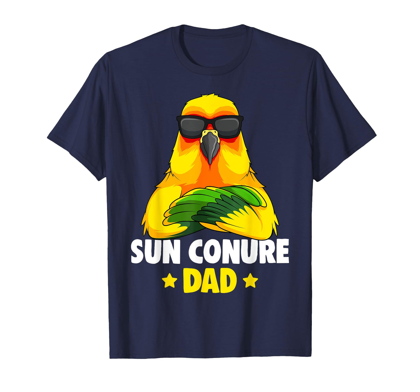 Sun Conure Dad Parrot Bird T-Shirt