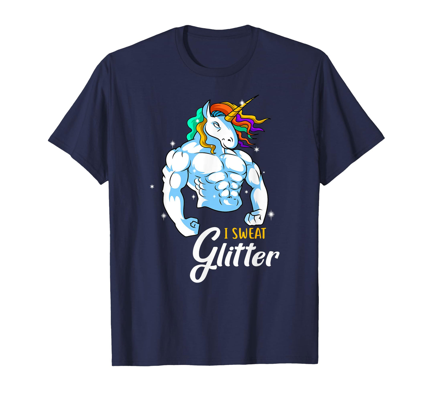 Weightlifing Barbell - Funny Workout Weightlifting Unicorn T-Shirt