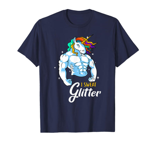 Weightlifing Barbell - Funny Workout Weightlifting Unicorn T-Shirt