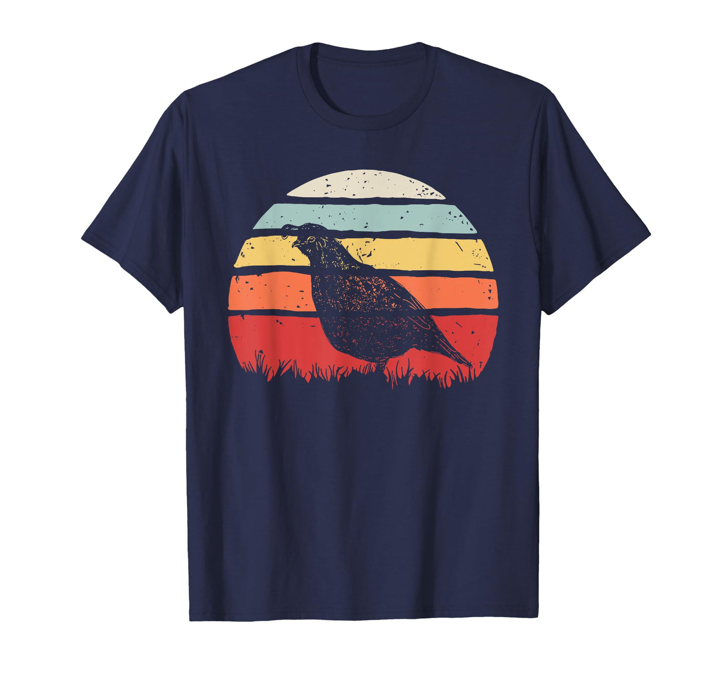 Vintage Retro Quail Bird T-Shirt