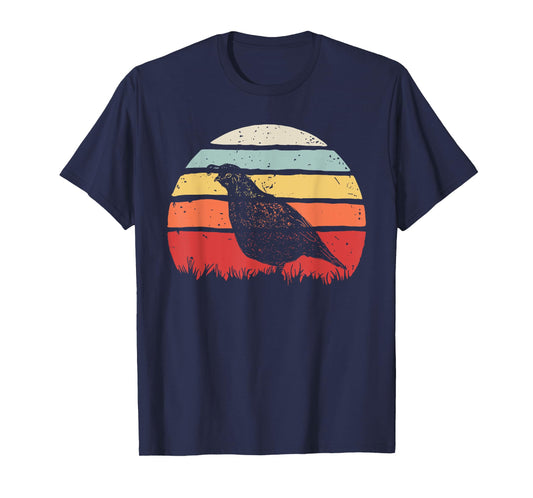 Vintage Retro Quail Bird T-Shirt