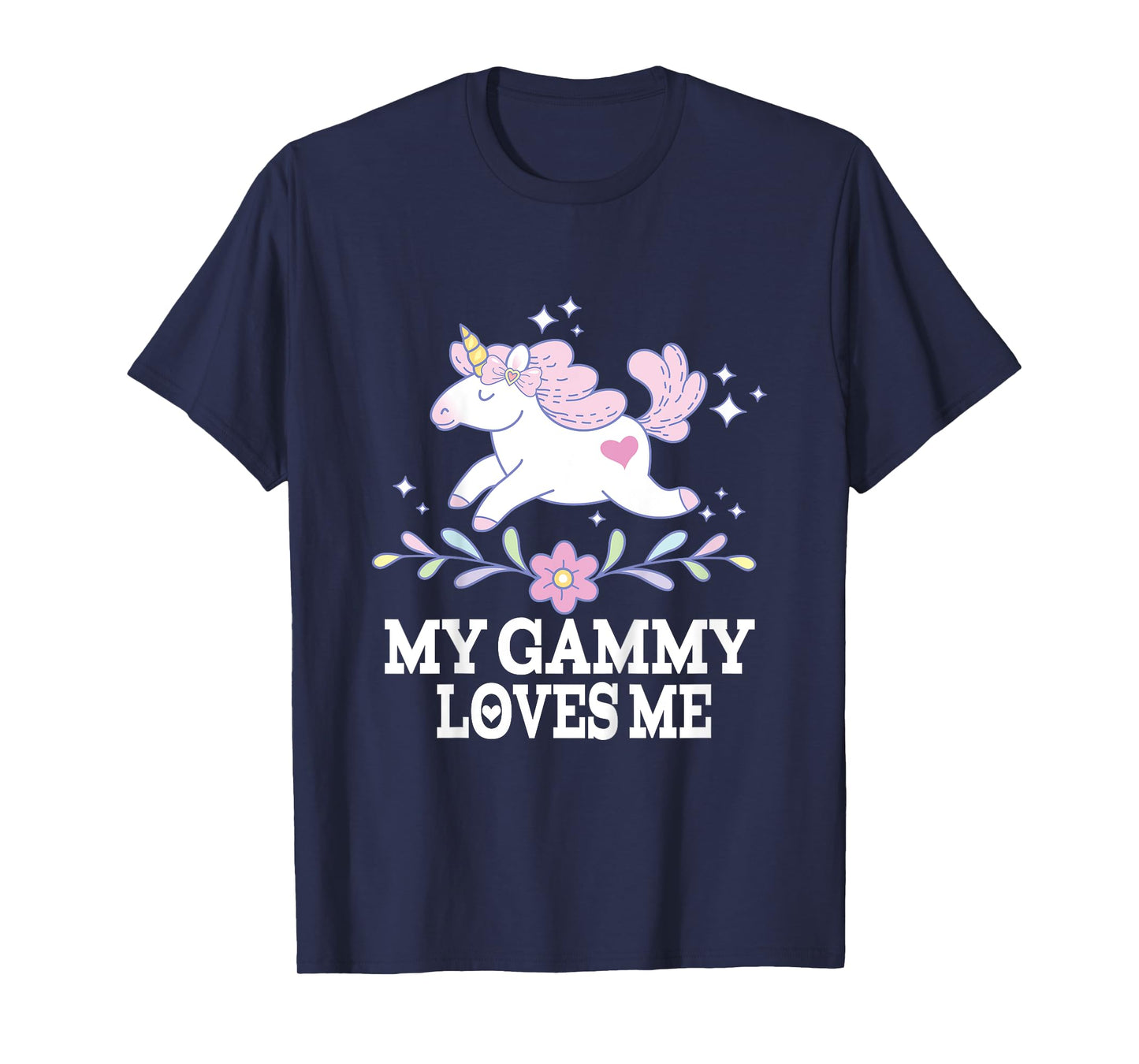 My Gammy Loves Me Granddaughter Unicorn T-Shirt